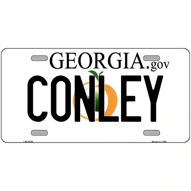 Conley Georgia Metal Sign