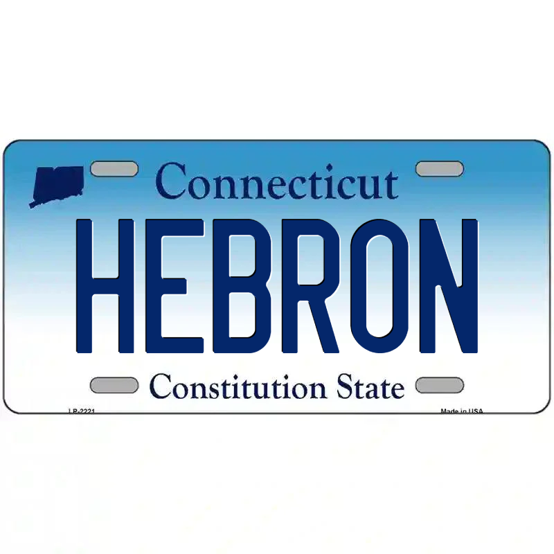 Hebron Connecticut Metal Sign