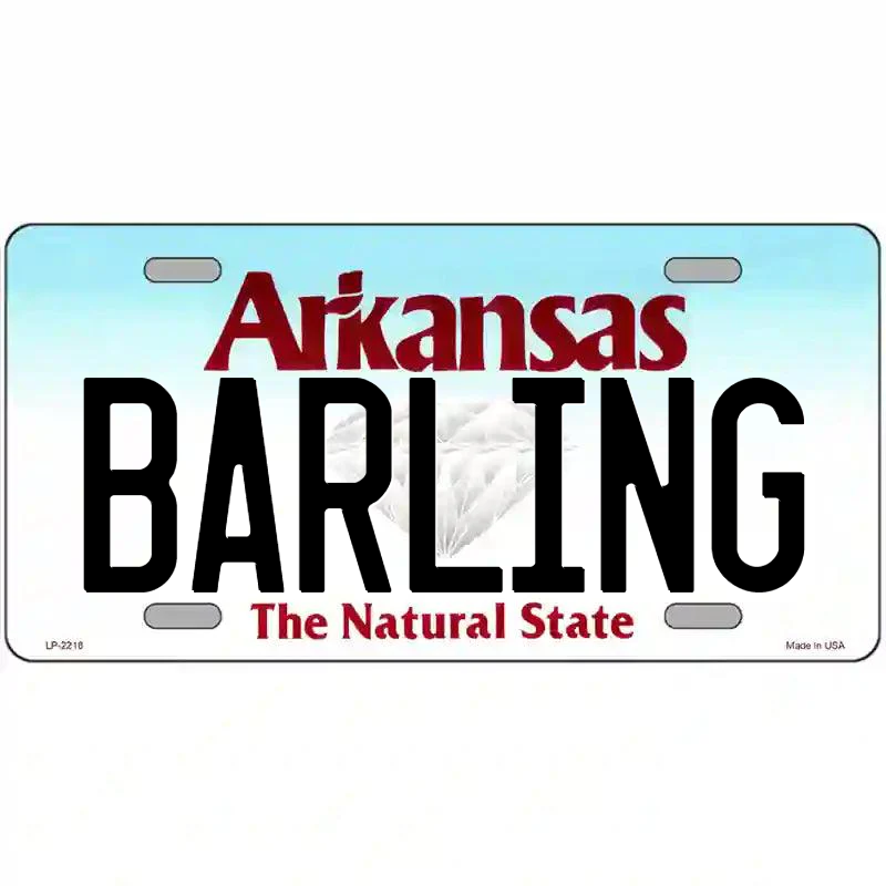 Barling Arkansas Metal Sign