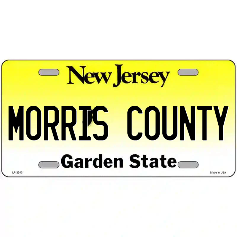 Morris County New Jersey Metal Sign