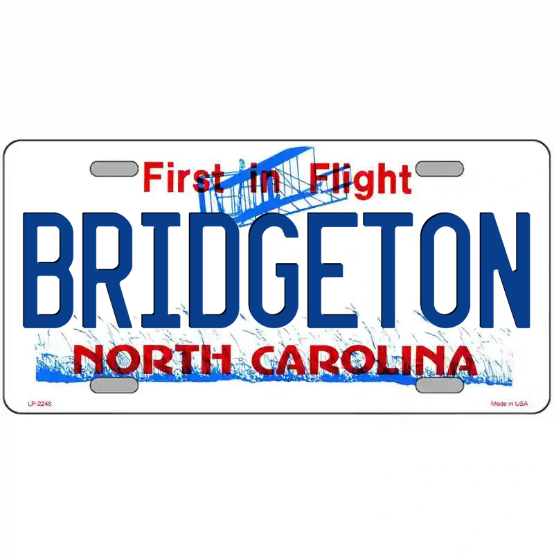 Bridgeton North Carolina Metal Sign