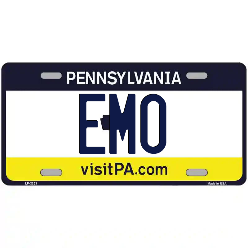 Emo Pennsylvania Metal Sign