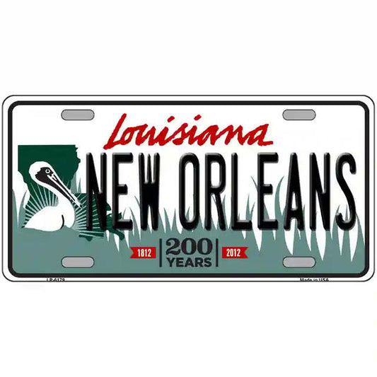 New Orleans Louisiana Metal Sign
