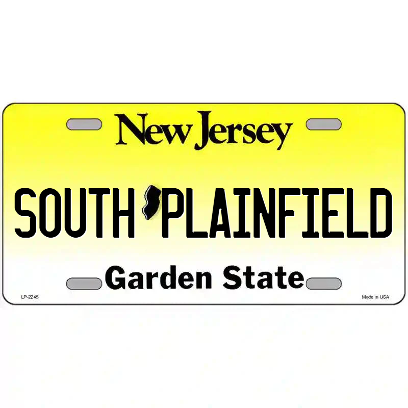 South Plainfield New Jersey Metal Sign
