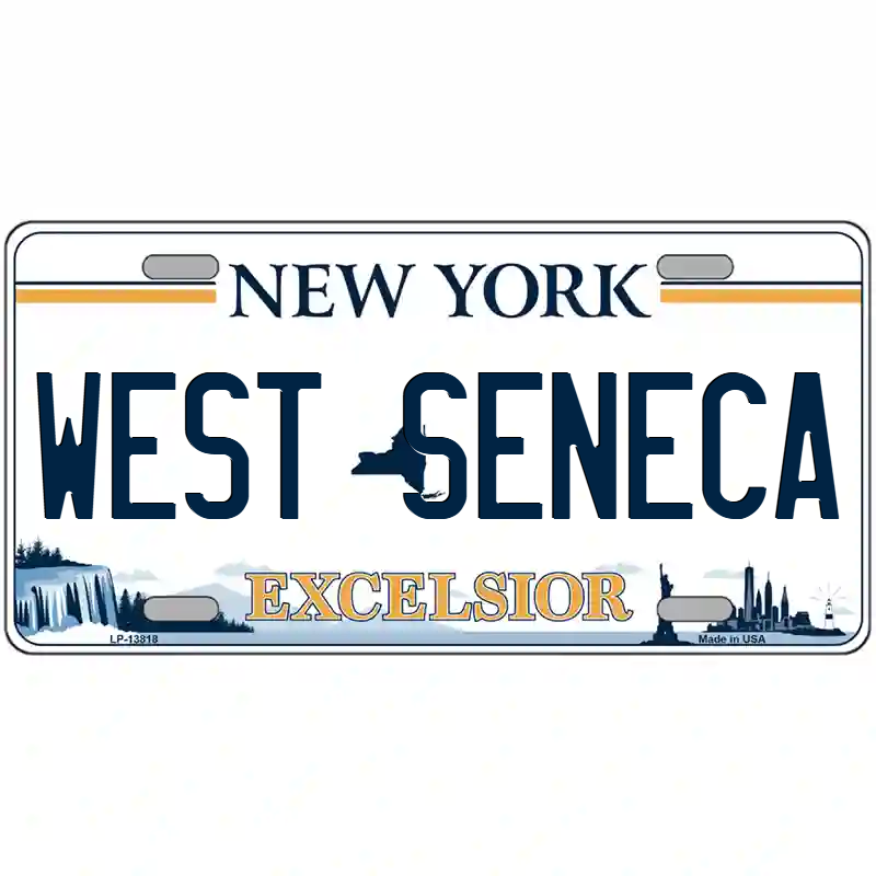 West Seneca New York Excelsior Metal Sign