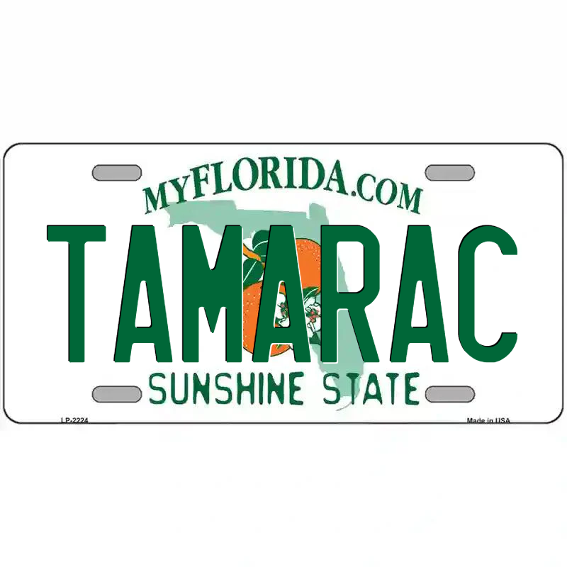 Tamarac Florida Metal Sign