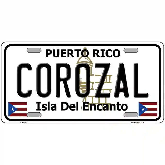 Corozal Puerto Rico Metal Sign