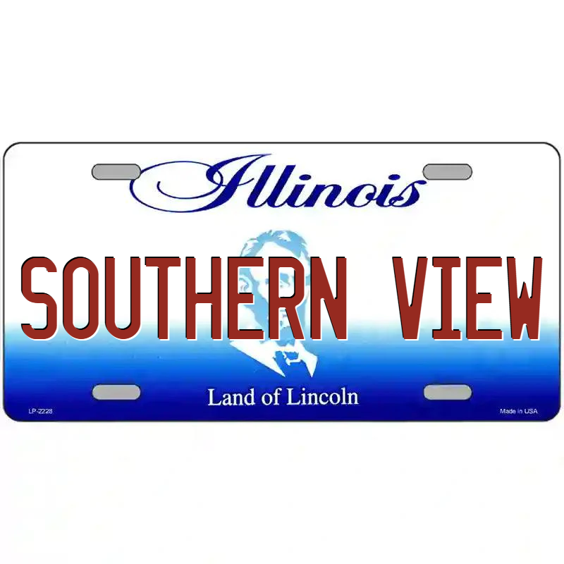 Southern View Illinois Metal Sign