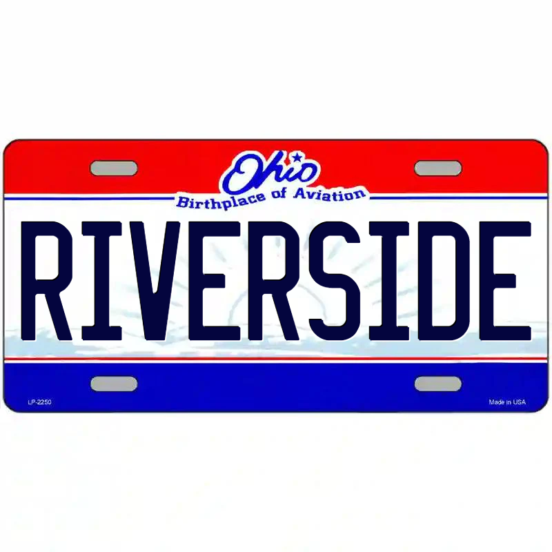 Riverside Ohio Metal Sign
