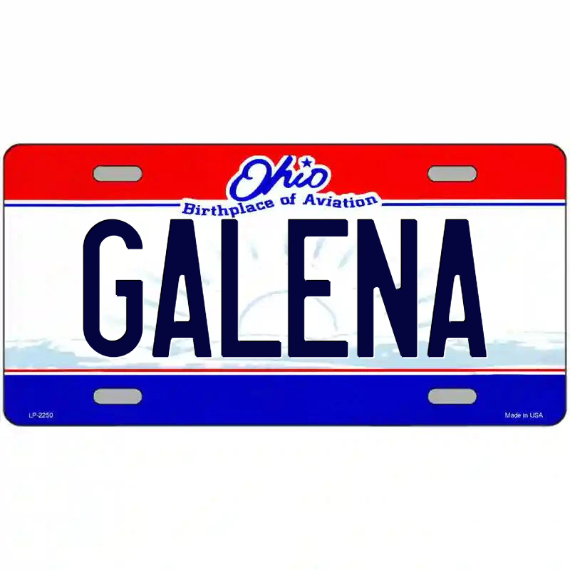 Galena Ohio Metal Sign