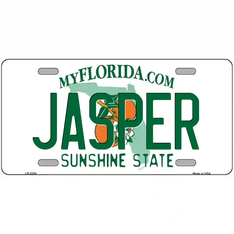Jasper Florida Metal Sign