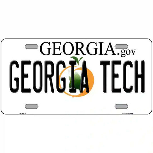 Georgia Tech Georgia Metal Sign
