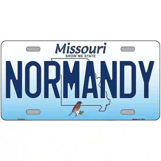 Normandy Missouri Metal Sign