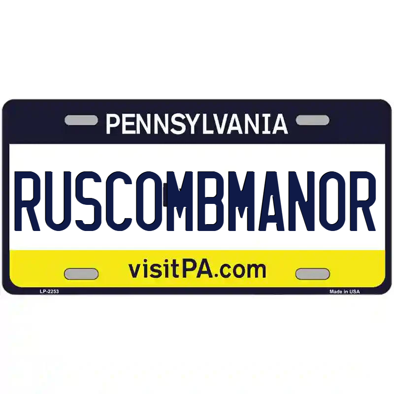 Ruscombmanor Pennsylvania Metal Sign