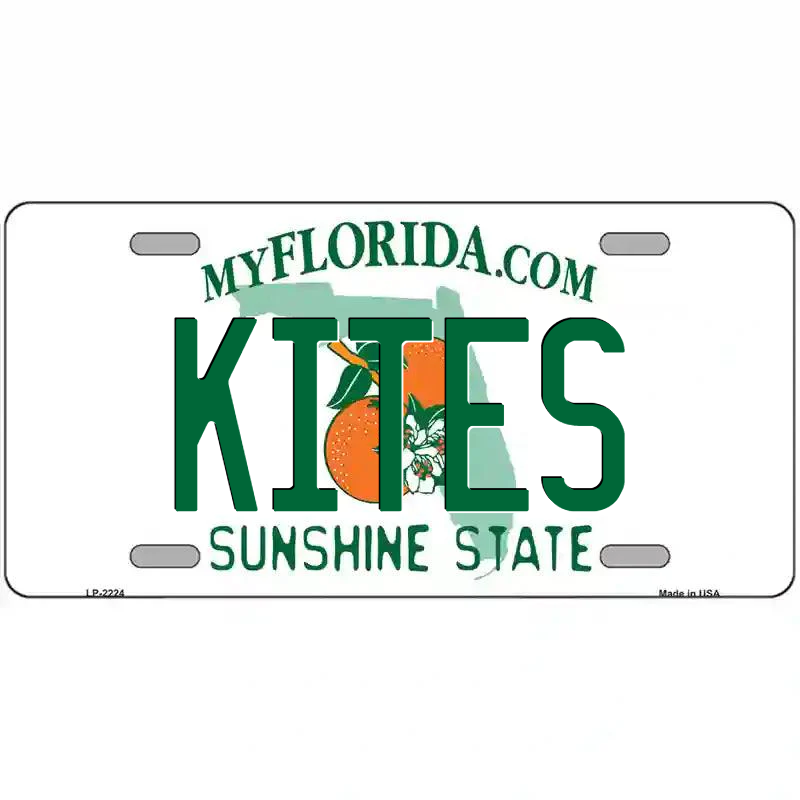 Kites Florida Metal Sign