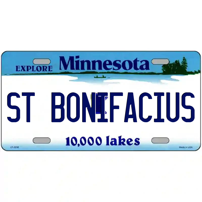 St Bonifacius Minnesota Metal Sign