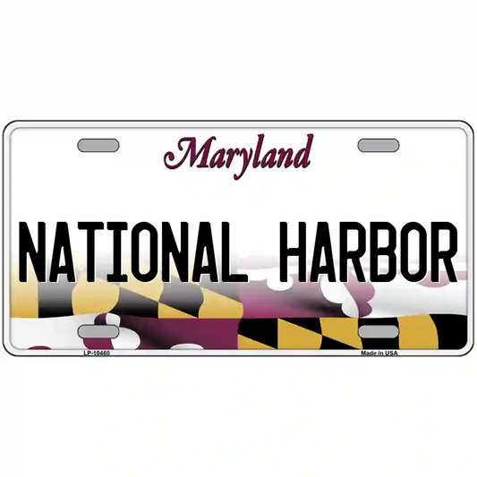 National Harbor Maryland Metal Sign