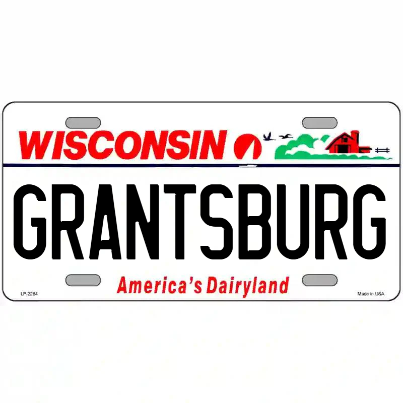 Gransburg Wisconsin Metal Sign