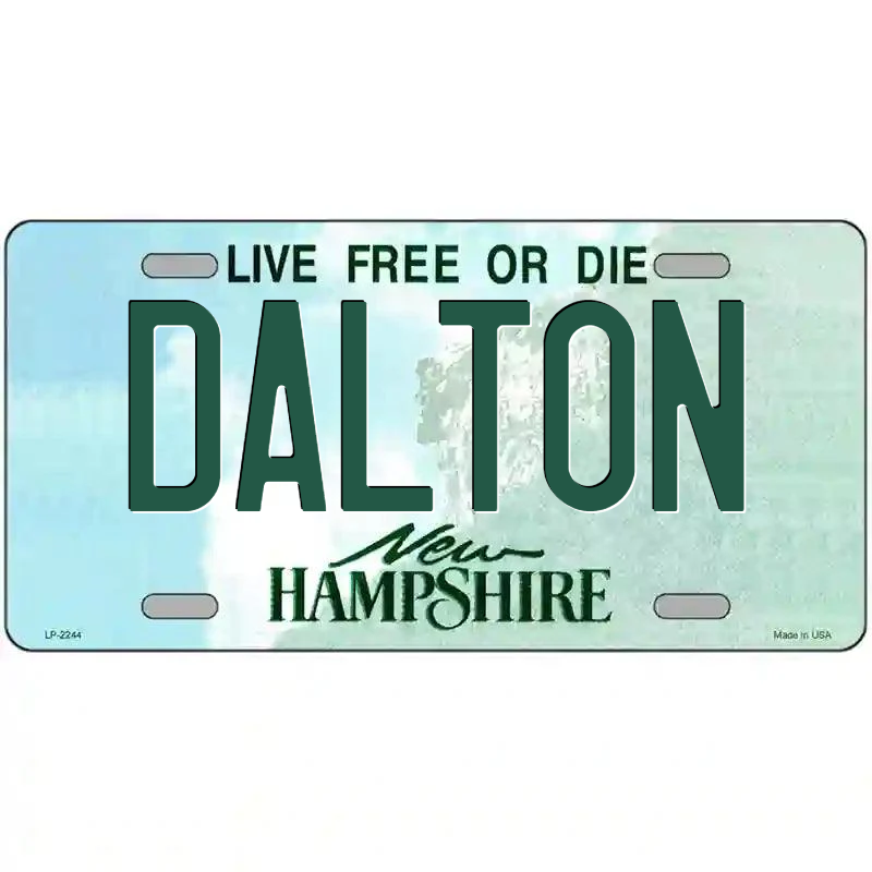 Dalton New Hampshire Metal Sign