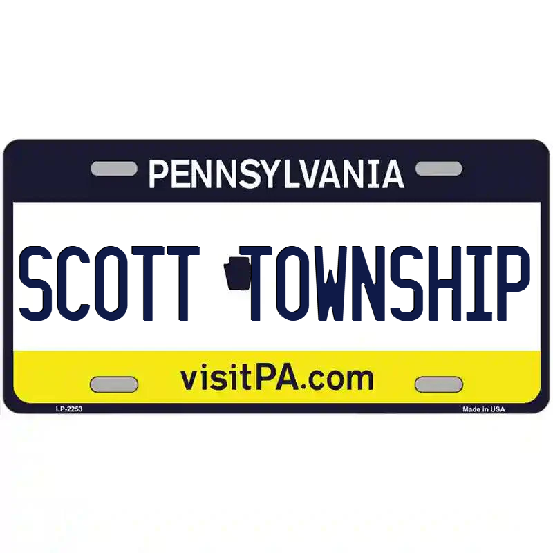 Scott Township Pennsylvania Metal Sign