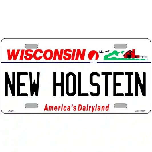 New Holstein Wisconsin Metal Sign