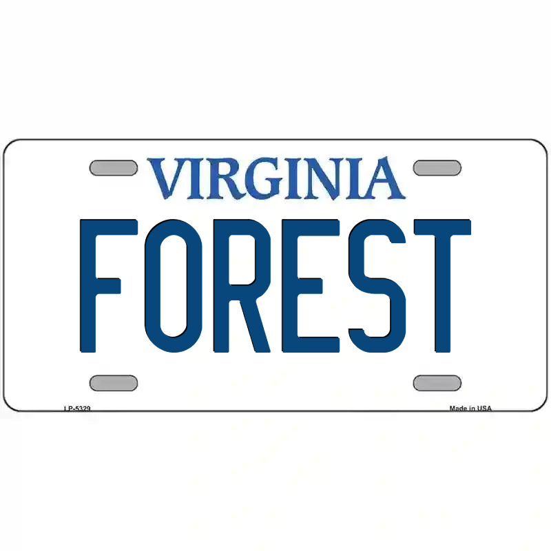 Forest Virginia Metal Sign