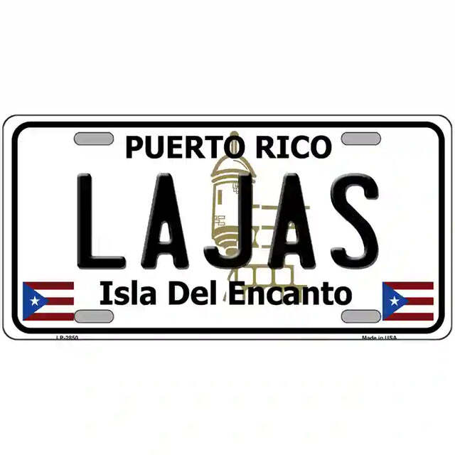 Lajas Puerto Rico Metal Sign