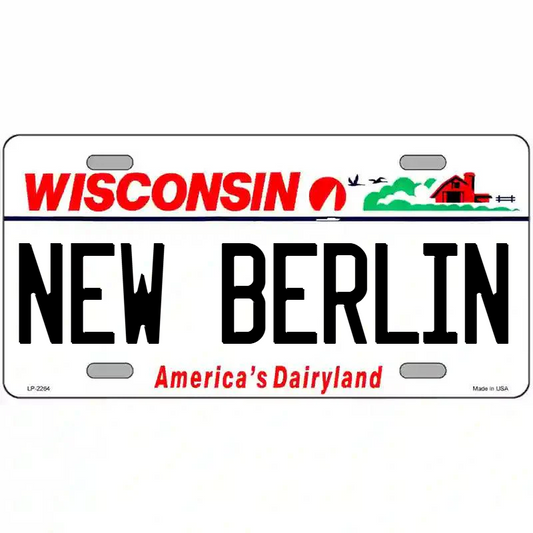 New Berlin Wisconsin Metal Sign