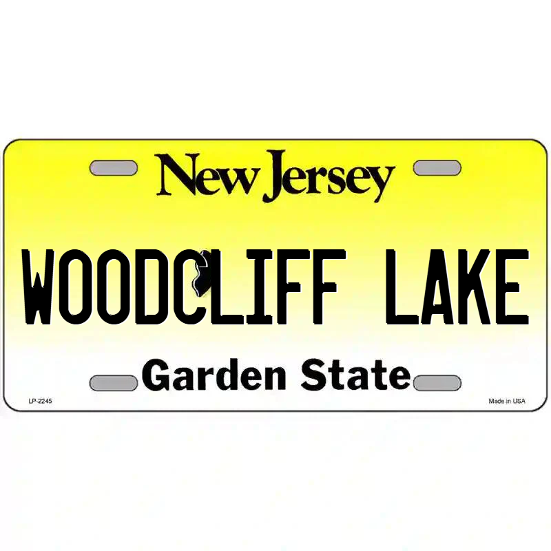 Woodcliff Lane New Jersey Metal Sign