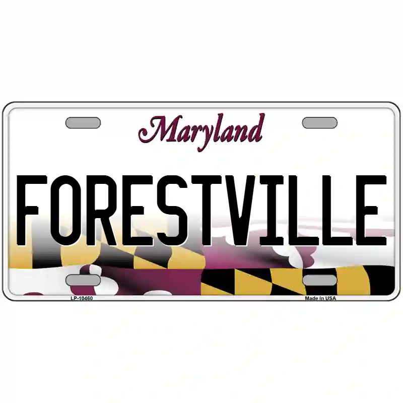 Forestville Maryland Metal Sign