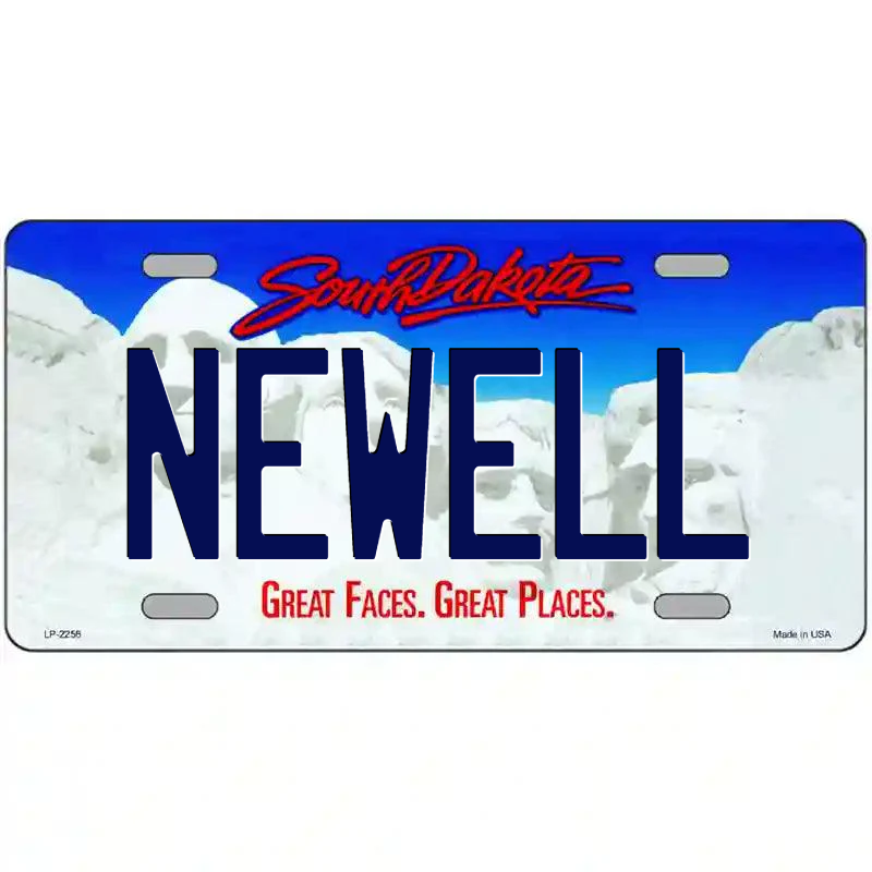 Newell South Dakota Metal Sign