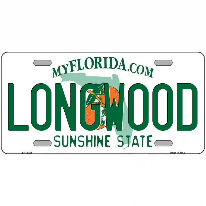 Longwood Florida Metal Sign