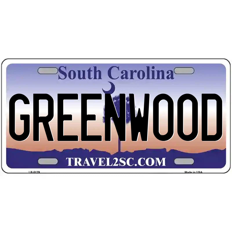 Greenwood South Carolina Metal Sign