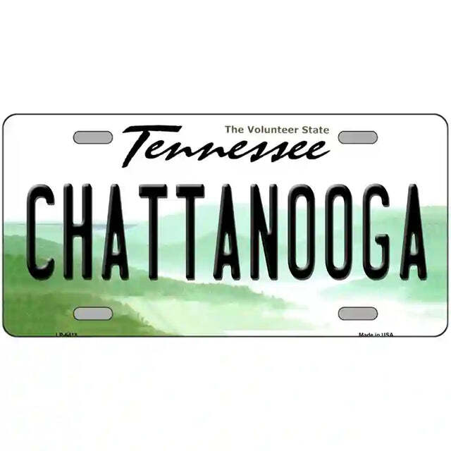 Chattanooga Tennessee Metal Sign