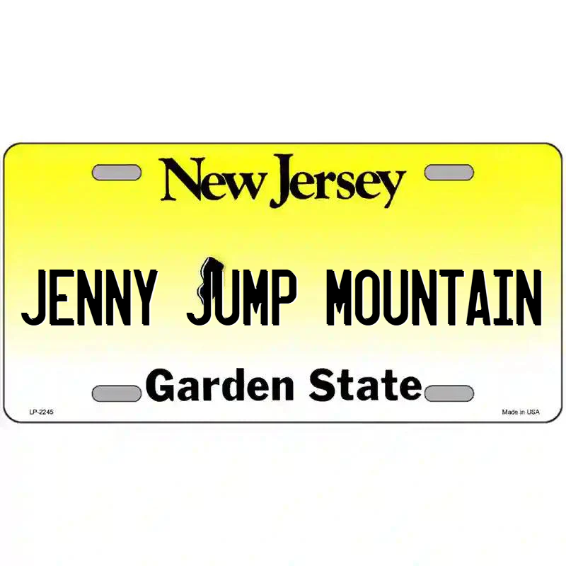 Jenny Jump Mountain New Jersey Metal Sign