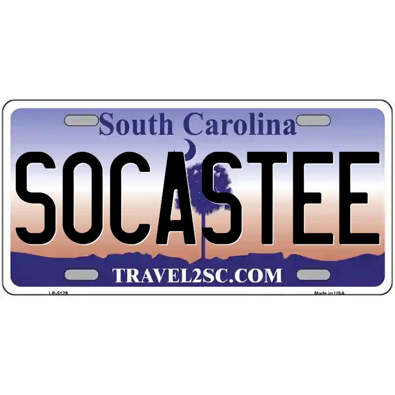 Socastee South Carolina Metal Sign