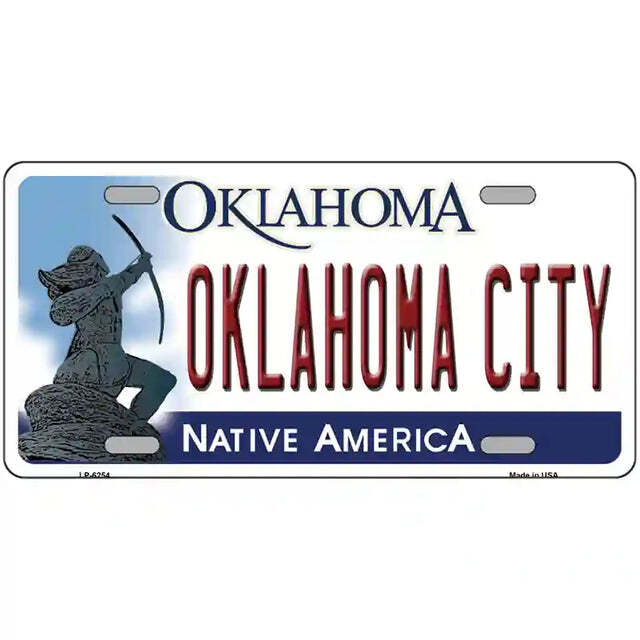 Oklahoma City Oklahoma Metal Sign