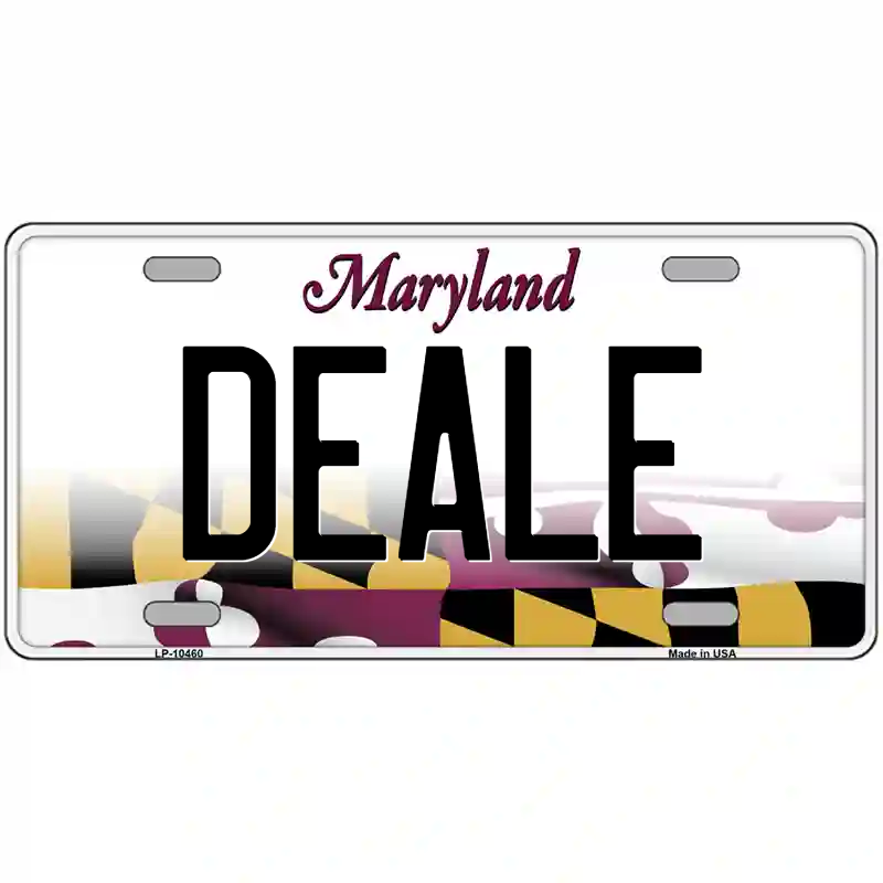Deale Maryland Metal Sign