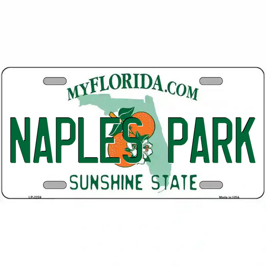 Naples Park Florida Metal Sign