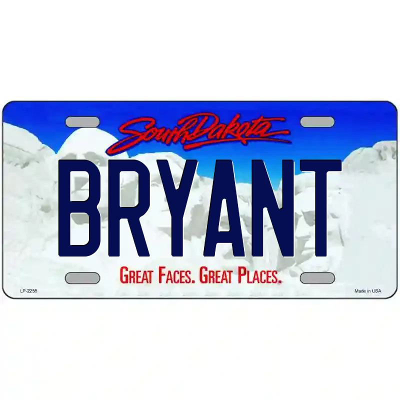 Bryant South Dakota Metal Sign