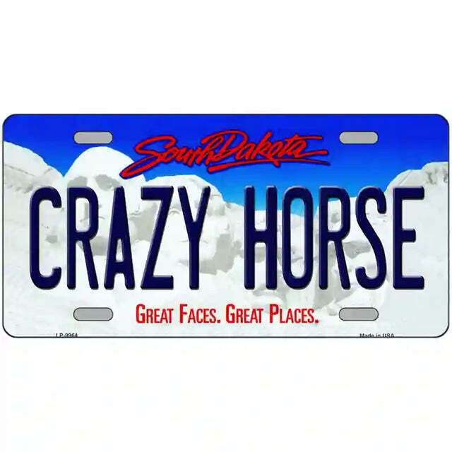 Crazy Horse South Dakota Metal Sign