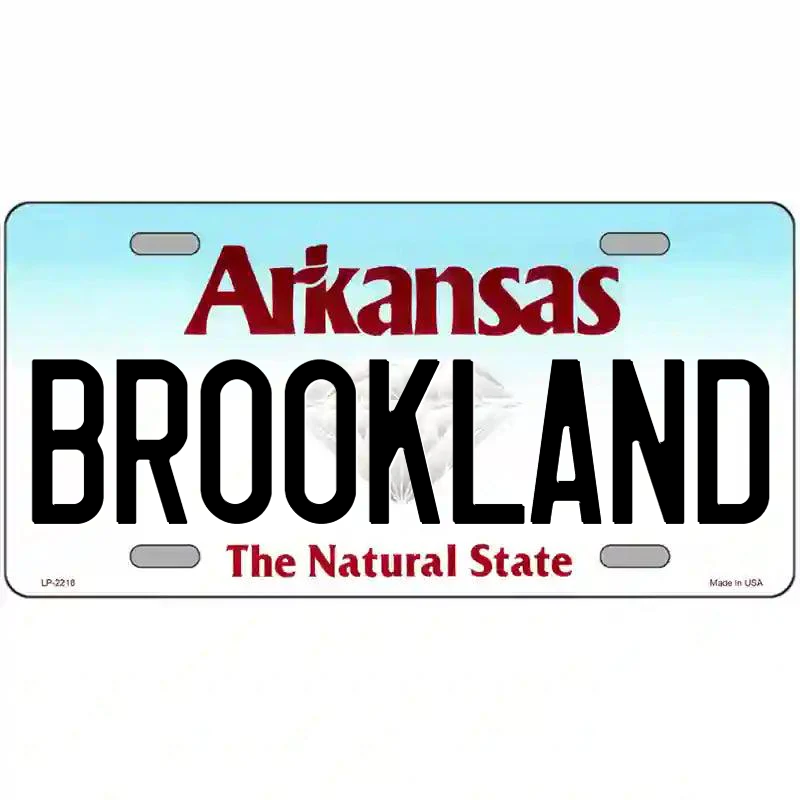Brookland Arkansas Metal Sign