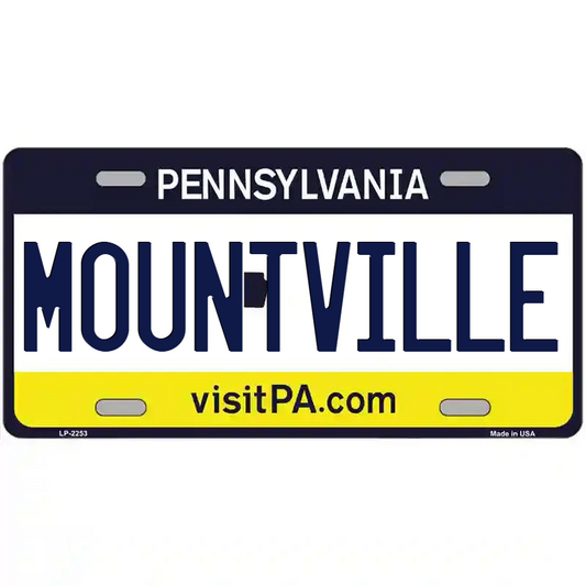 Mountville Pennsylvania Metal Sign