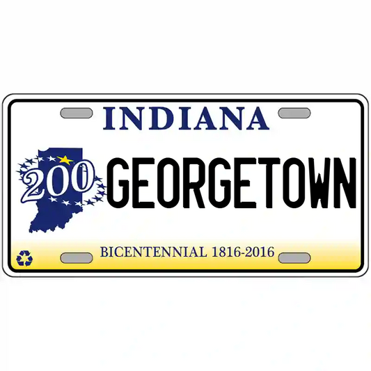 Georgetown Indiana Bicentennial Metal Sign
