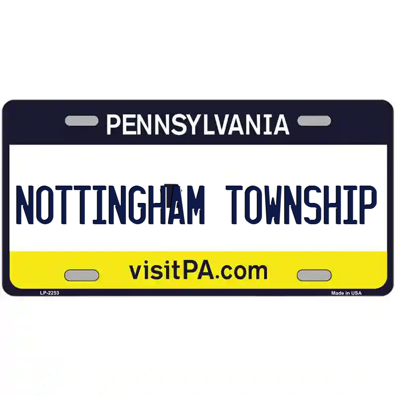 Nottingham Township Pennsylvania Metal Sign