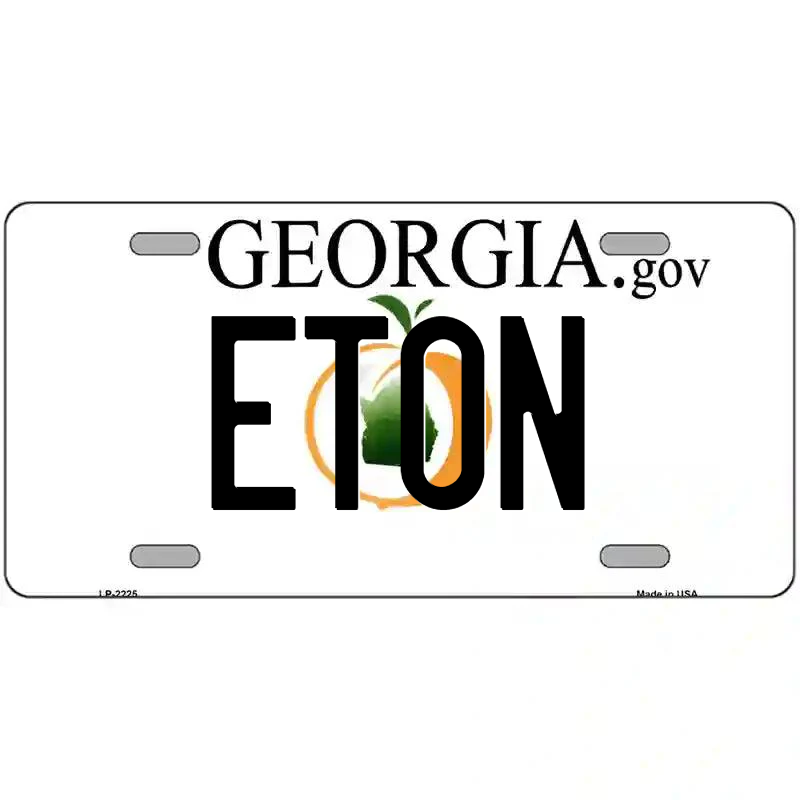 Eton Georgia Metal Sign