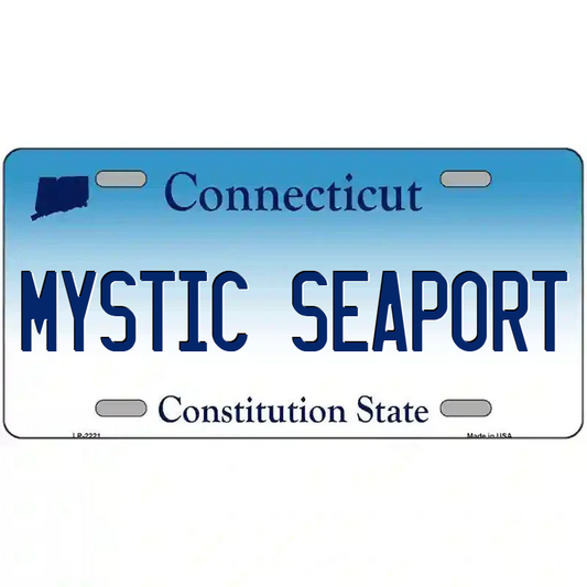 Mystic Seaport Connecticut Metal Sign