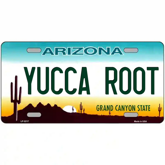 Yucca Root Arizona Metal Sign