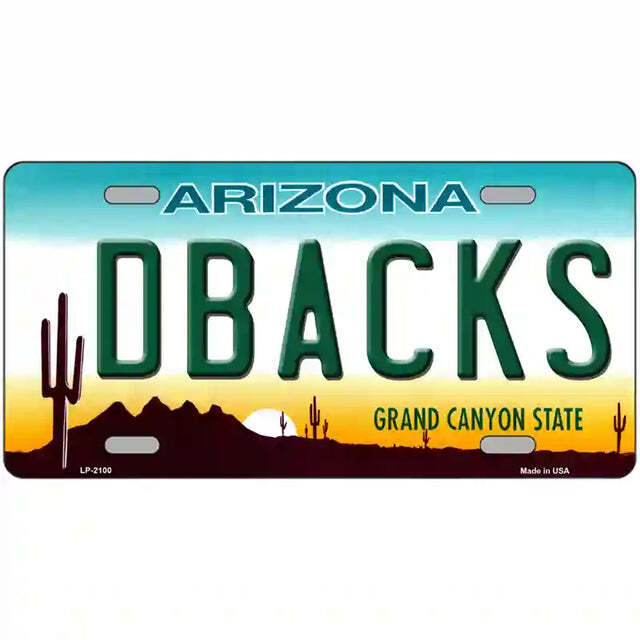 Dbacks Arizona Metal Sign