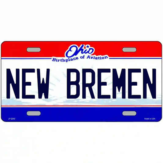 New Bremen Ohio Metal Sign